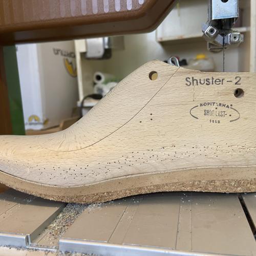 © BO Vorlage für einen Schuh