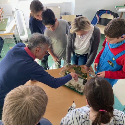 Abschlussrunde für die Forscher