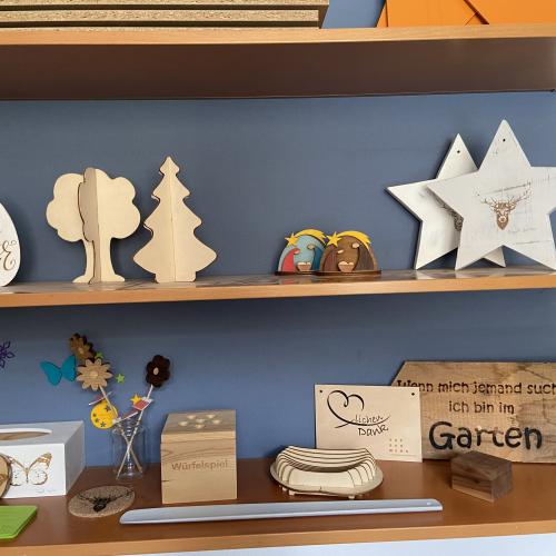 © BO Kreative Geschenksideen entstehen in den Werkstätten.