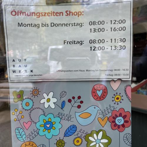 © BO Öffnungszeiten der Verkaufsstelle