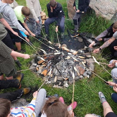 Stöcklbrot grillen