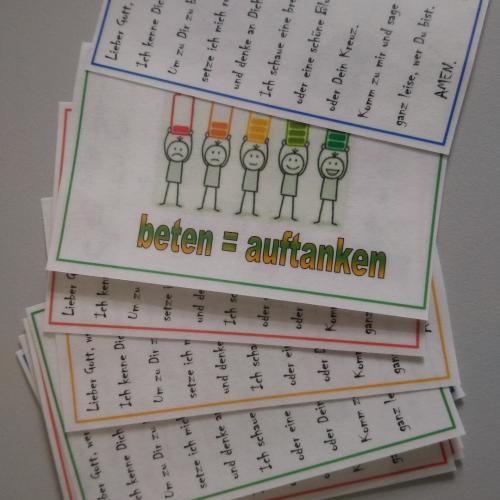 Das Gebet als Geschenk zum Mitnehmen