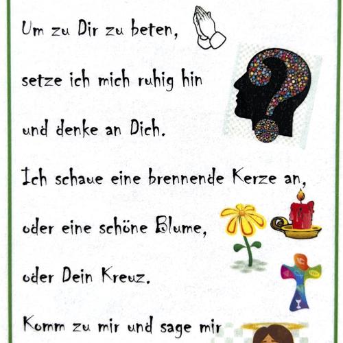 Gebet zum Aschermittwoch