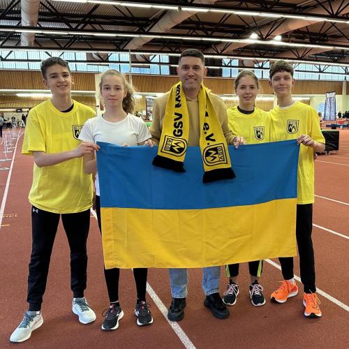 das Leichtathletik-Team