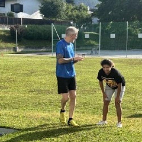 Laufparcours mit Paul