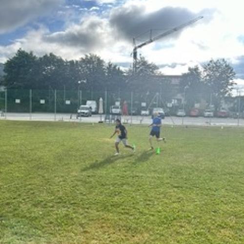Laufparcours mit Paul