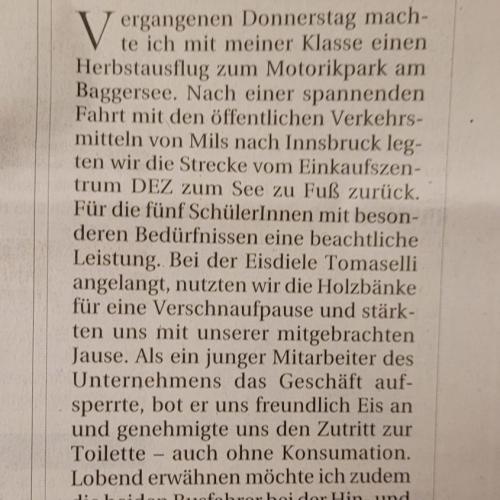 TT-Leserbrief von Birgit Groener