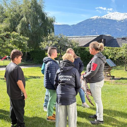 Besuch am Bauernhof