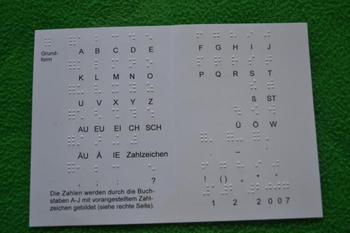Braille- Schrift