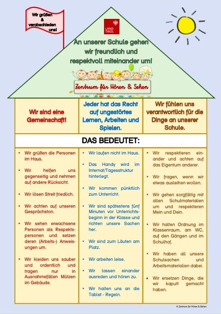 © Zentrum Mils Unsere Schulordnung